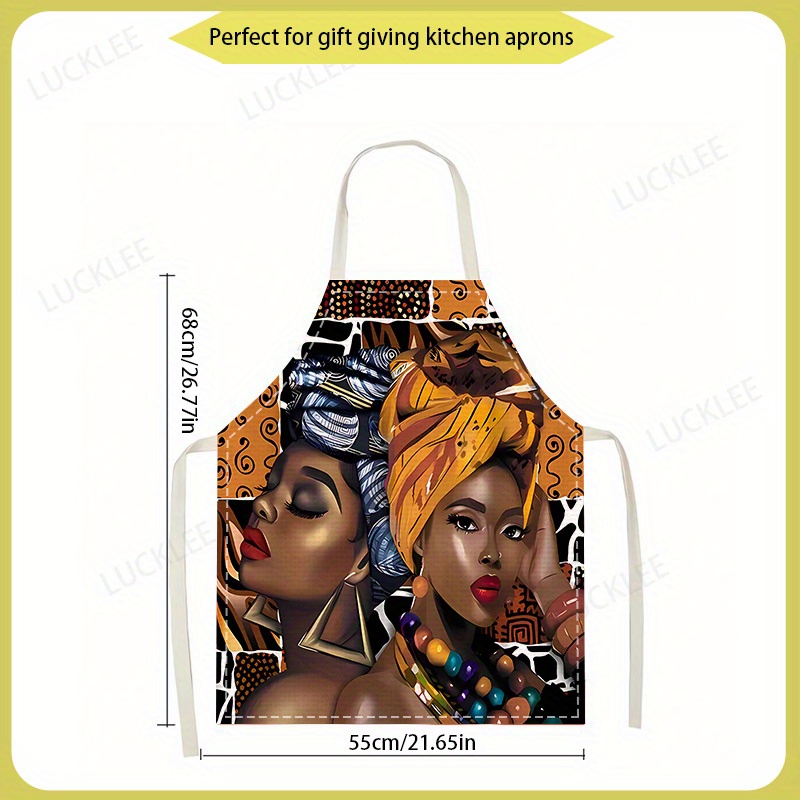 1 tablier en lin imprimé Afric - Home Cooking Queen avis et prix